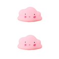thumbnail image 2 of Transemion Mini LED Night Light Children Bedroom Cartoon Bedside Moon Star Nightlight Gift pink cloud 2Set, 2 of 6