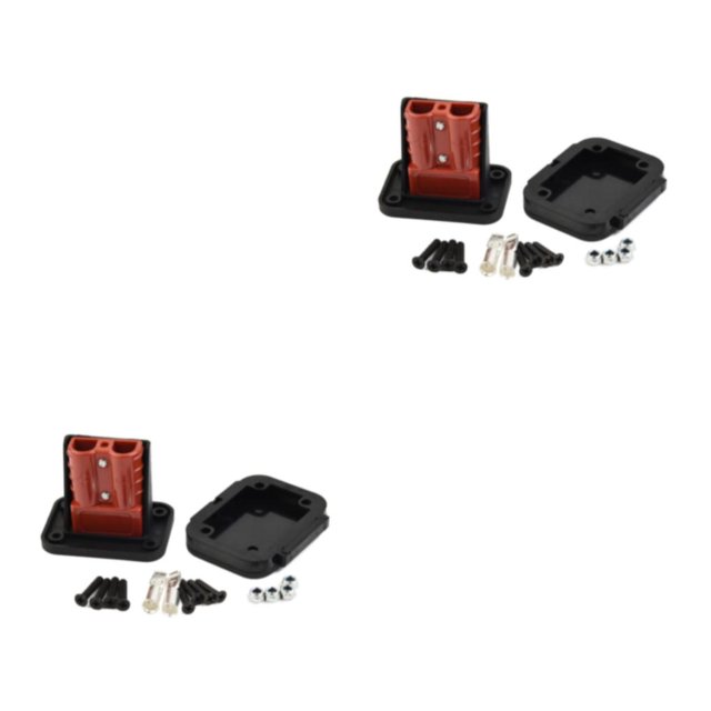 Decodeary Black Bracket Panel Cover Plug Plug For Plug Panel Cover Plug 2Set