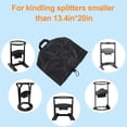 thumbnail image 3 of Wood Splitter Cover, for Firewood Kindling Splitter Machine with Drawstring Bottom, Made of Coated Silver Polyester, 3 of 7