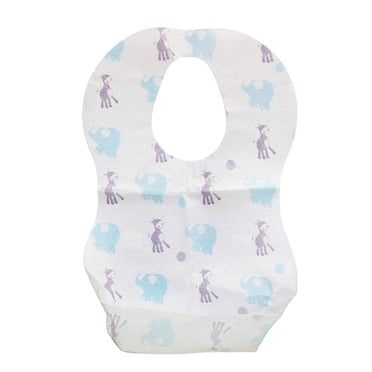XZNGL Disposable Baby Bibs Baby Bibs Boy&Girl Bandana Burp Paper Print Cotton Baby Scarf Meal Collar Burp