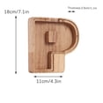 thumbnail image 1 of Agiferg Personalized Wooden Name Money Box Wooden Deposit Box Twenty Six English Letters, 1 of 6
