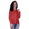 thumbnail image 4 of Moomaya Chemises à Col en Coton à Manches Longues pour Femmes Formelles Unies Vêtements de Travail, 4 of 6