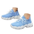 thumbnail image 1 of Dakaela Chaussures de Marche pour Femmes à Enfiler Espadrilles de Course Tennis 2025 Mode Décontractée Chaussures pour Femmes Bleu 7, 1 of 8