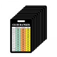thumbnail image 1 of amagogo 4x10Pcs Golf Club Range Chart Card Golfing Guide Quick Reference Distance Card 4 Pcs, 1 of 10
