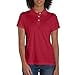 thumbnail image 3 of Hanes Polo de Performance Sport Cool DRI pour Femmes, m, Rouge Foncé, 3 of 4