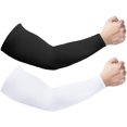 thumbnail image 1 of 2 Paires Manchons de Bras Rafraîchissants avec Protection Solaire UV pour Femmes Hommes UPF 50, 1 of 4