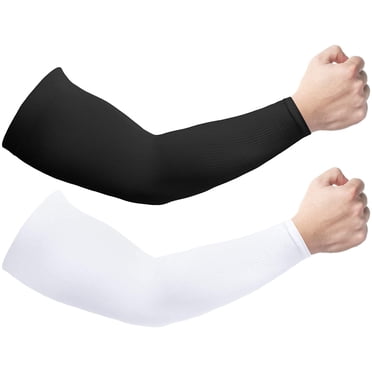 2 Paires de Manchons de Bras Rafraîchissants avec Protection Solaire UV pour Hommes et Femmes, Couvre-Bras UPF 50