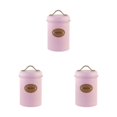 thumbnail image 1 of Wweixi Transparent Tea Jars For Storing And Displaying Favorite Tea Leaves Food Grade Metal Kitchen Storage Jars Jars Kitchen Pink coffee 3Set, 1 of 6