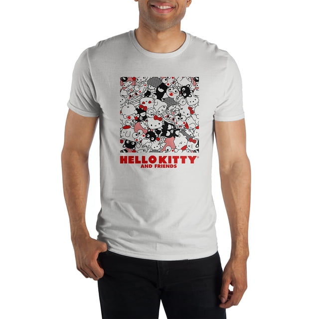 Hello Kitty x Friends Mashup White T-Shirt