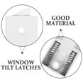 thumbnail image 3 of KAKOWELY 2 Pair Window Latch Locks Window Tilt Latch Replacement Part Plastic Window Parts Hardware for Vertical Horizontal Sliding Windows3.94"X1.18"X0.39", 3 of 5