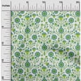 thumbnail image 2 of oneOone Cotton Flex Green Fabric Florals Sewing Craft Projects Fabric Prints By Yard 40 Inch Wide, 2 of 4
