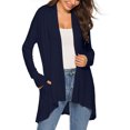 thumbnail image 3 of Cardigans pour Femmes Légers Cardigan à Manches Longues pour Femmes Mode Décontractée Confortable Cardigan Uni Haut Blouse en Liquidation, 3 of 8