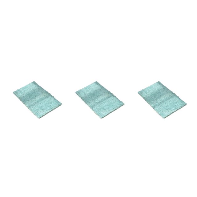 Youkk Polyester Chenille Bath Mat - Strong Water Absorption Exquisite Crafted Soft Texture No Shedding Sky Blue 40cm*60cm 3Set