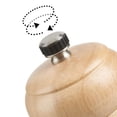 thumbnail image 4 of Trudeau 8" Capri Natural Wood Pepper Mill & Salt Mill Set, Manual, Adjustable, Corrosion-Resistant grinder, 4 of 5