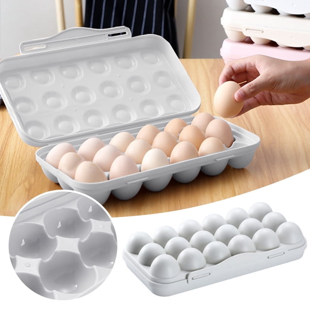 Contenants de Préparation de Repas en Verre pour Réfrigérateur de Cuisine à 18 Compartiments, Hermétiques, sous Vide, Étagère de Rangement de Cuisine, Contenants de Rangement en Verre avec Couvercles pour Aliments, Contenants de Conservation des Restes avec Couvercles