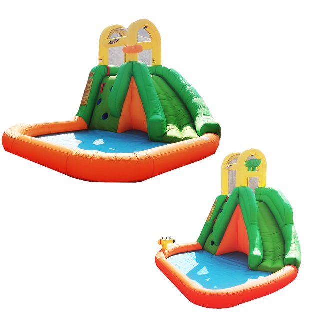 Magic Time International Splash Fun Jardin Gonflable Parc et Cour de Plaisir
