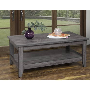 Table basse de salon K-Living Agatha en MDF, finition chêne Tallisa