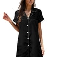 thumbnail image 3 of Kcodviy Nuisette en Satin pour Femmes, Robe de Nuit, Mini Combinaison, Nuisette Courte, Tenue de Nuit pour Dames, Chemises de Nuit pour Femmes, 3 of 5