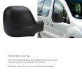 thumbnail image 3 of Black Stylish Scratch Resistant Rearview Mirror Cover Cap Wing Mirror Cap for Berlingo B9 2012-2018 Car Enhancement, 3 of 7