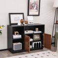 thumbnail image 3 of Giantex Buffet Sideboard, Wine Bar Base Cabinet, Kitchen Cupboard, Bar Station Buffet Table, 3 of 8