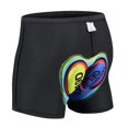thumbnail image 1 of Cycling Padded 3D Extra Thick Padded Tight Half Pants Dark Blue, 1 of 8