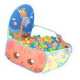 thumbnail image 2 of Children Ball Pit, Kids Ball Pit Tent Cartoon Giraffe Pattern Durable Safe Fine Stitching Environmentally Friendly  for Indoor Blue,Yellow,Pink, 2 of 8