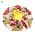 thumbnail image 1 of Women African Floral Print  Cap Double Layer Wide Band Sleep Makeup Bonnet, 1 of 10
