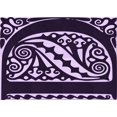 thumbnail image 1 of Ahgly Tapis Rectangulaire Lavable en Machine Intérieur Transitionnel Violet Profond, 2 Pieds x 3 Pieds, 1 of 7