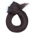 thumbnail image 2 of Extensions de Cheveux Humains à Bande Cheveux Brésiliens Soyeux Raides Tête Complète 20 Pcs, 2 of 7