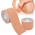 thumbnail image 4 of Pregnancy Support Tape, Maternity Belly Support Band 2 Rolls 5meter Skin Friendly Strong Adhesion  For Reduce Burden, 4 of 8