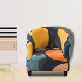 thumbnail image 3 of Stretch Tub Chair Covers Armchair Slipcovers Single Sofa Seat Cover Club Chair, 3 of 8