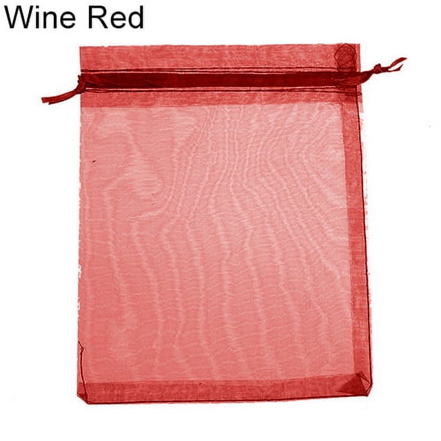Exquisite Party Supplies 50 Pcs Organza Jewelry Gifts Drawable Box Wedding Gift Candy Mini Pouch Bag