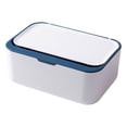 thumbnail image 1 of Storage Bins for Clothes Modern Desktop Tissue Box Holder, Facial Tissue Dispenser Box, Cover Holder Napkin Organizer Enlarged Capacity Wet Tissue Box with Lid Sealed Rectangular Household (Blue), 1 of 4