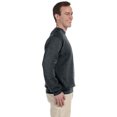 thumbnail image 3 of NuBlend Crewneck Sweatshirt, 4XL, Black Heather, 3 of 3