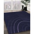 thumbnail image 3 of Ahgly Tapis d'Intérieur Lavable en Machine Carré Noir Nuit, 8 Pieds Carré, 3 of 7