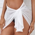 thumbnail image 4 of 2PCS Women's Sheer Mesh Beach Sarongs - 82% Polyester Cover Ups for Swimwear, 4 of 8
