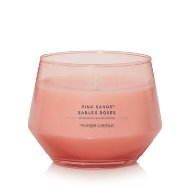 Yankee Candle Scented Candle, Pink Sands, 10 oz, Studio Collection, Up to 50 Hours of Burn Time