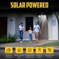 thumbnail image 3 of Bell + Howell Bionic Floodlight Max Solar Powered 1000 Lumens Motion Sensor Outdoor Security Light with Stake and Wall Mount, 3 of 9