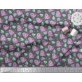 thumbnail image 2 of Soimoi Gray Velvet Fabric Star & Diamond Geometric Fabric Prints By Yard 58 Inch Wide, 2 of 5