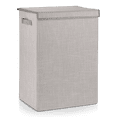 thumbnail image 1 of Bouclair Grey Foldable Hamper Large, 1 of 5