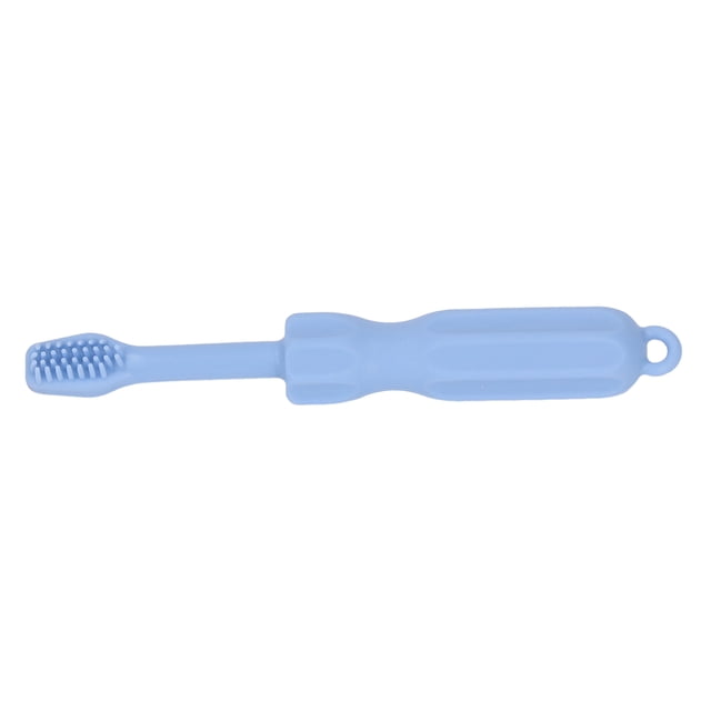 Baby Molar Toothbrush, Soothes Teeth Baby Silicone Molar Toothbrush For Babies Blue