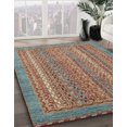 thumbnail image 2 of Ahgly Company Indoor Rectangle Abstract Green Oriental Area Rugs, 7' x 10', 2 of 6