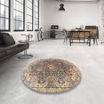 thumbnail image 3 of Ahgly Company Tapis d'Intérieur Rectangulaire Traditionnel Brun Rougeâtre, 7' x 9', 3 of 6