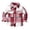 Red, variant on matoen Toddler Flannel Shirt Jacket Plaid Long Sleeve Lapel Shacket Kids Boys Girls Fall Tops