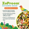 thumbnail image 3 of Zupreem Sensible Seed Bird Food for Parrots & Conures, 2 lb bag, 3 of 8