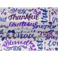 thumbnail image 5 of oneOone Velvet Medium Purple Fabric Text Craft Projects Decor Fabric Printed By The Yard 58 Inch Wide, 5 of 5
