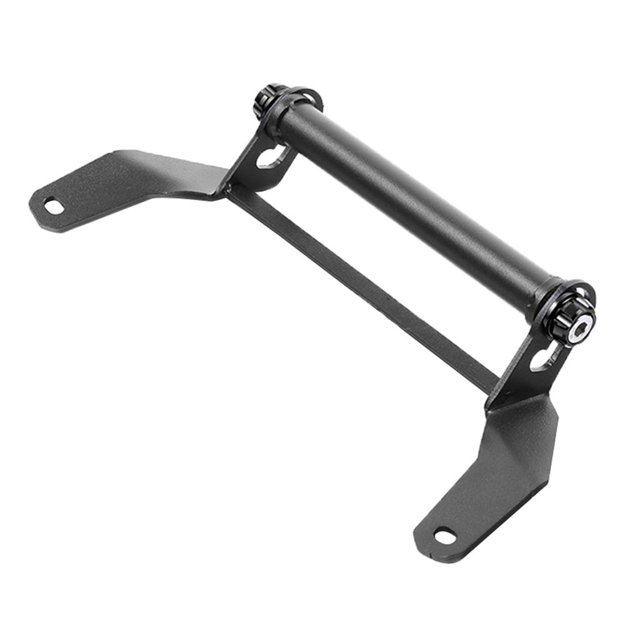 Miulika Support de Téléphone Mobile pour Moto en Aluminium CNC Support de Navigation Réglable Noir