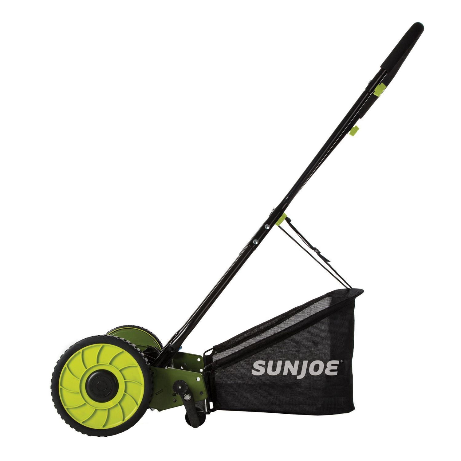 Sun Joe MJ500M Manual Reel Mower w/ Grass Catcher, 16 inch