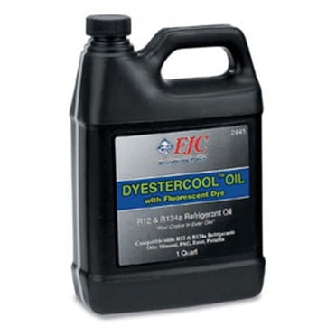 FJC 2445 Dyestercool AC Refrigerant Oil- Dye - 1-Quart