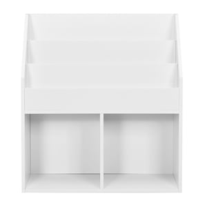 Patiojoy Porte-bibliothèque en bois pour enfants Porte-armoire de rangement de jouets pour enfants